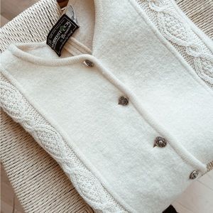 Vintage Wool Cream Sweater